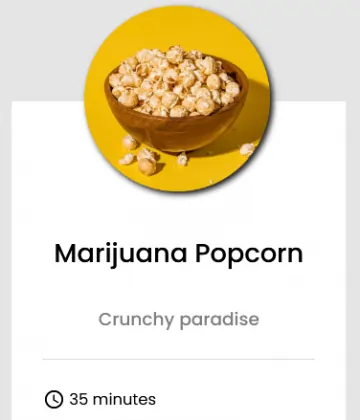 CBD Recipes cbdgod - cannabis popcorn